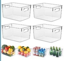 4 Pack Premium Fridge Organiser