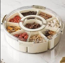 6 Compartments Round