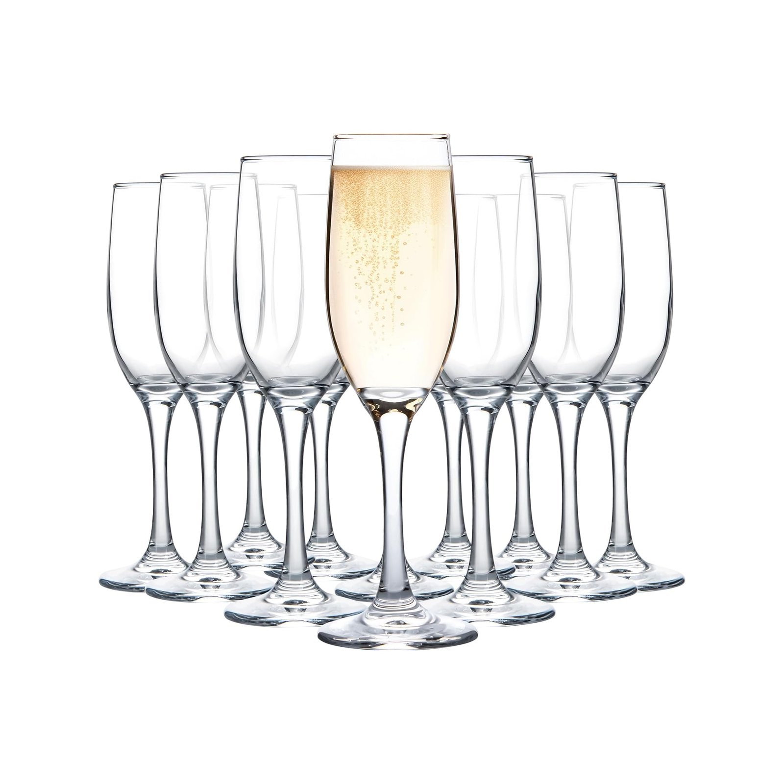 Champagne Flutes with Classic Shape